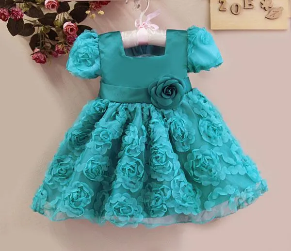 Vestidos de fiesta bebé niña - Imagui