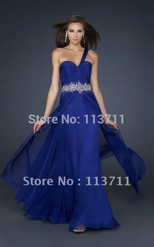 Vestidos de fiesta en color azul rey - Imagui