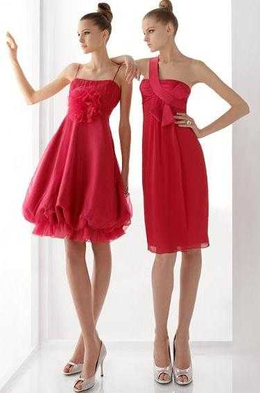 Vestidos de fiesta color rojo de Rosa Clará | Web de la Novia Vestidos de fiesta color rojo de Rosa Clará | Web de la Novia