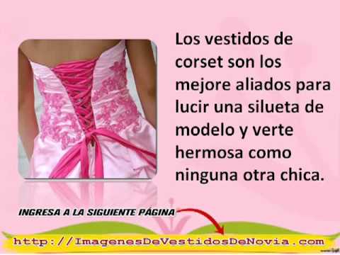 Vestidos de Fiesta con Corset - YouTube