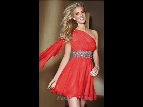 Vestidos de fiesta cortos, elegantes y baratos - YouTube