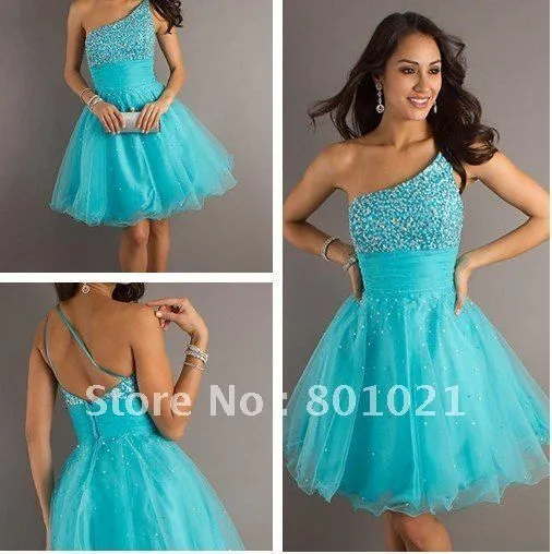vestidos de fiesta cortos lisos azul turquesa turquesa vestido ...