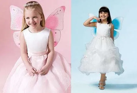 Vestidos de fiesta para niñas con forma de mariposa - Estás de ...