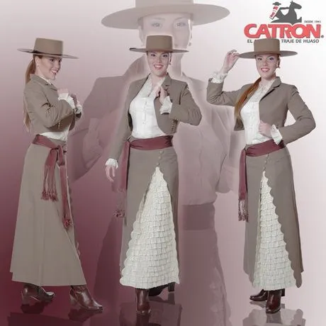 Vestidos de huasa elegante