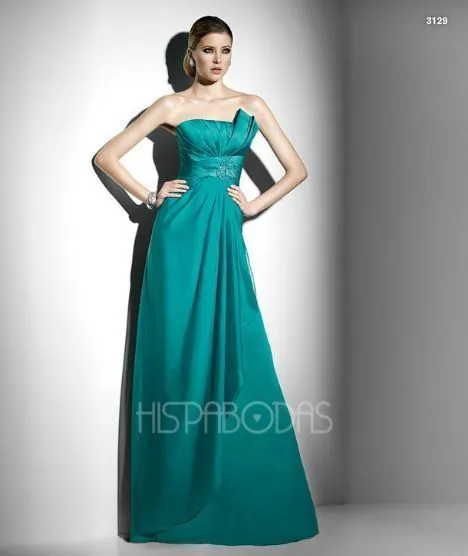 Vestidos largos de fiesta en color turquesa | AquiModa.com ... Vestidos largos de fiesta en color turquesa | AquiModa.com ...
