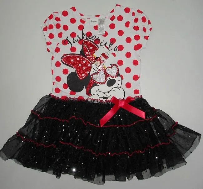 Vestidos para niñas con motivo de Minnie - Imagui