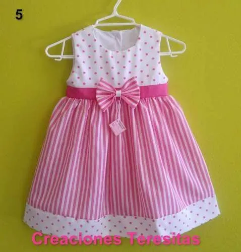 Confección De Hermosos Vestidos De Niñas (con Lunares), Otros en ... Confección De Hermosos Vestidos De Niñas (con Lunares), Otros en ...
