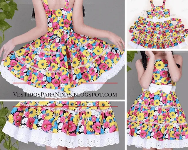 VESTIDOS PARA NIÑAS: VESTIDOS FLOREADOS PARA NIÑAS - Vestidos ...