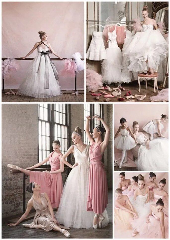 Vestidos de novia de bailarina, muy románticos Vestidos de novia de bailarina, muy románticos