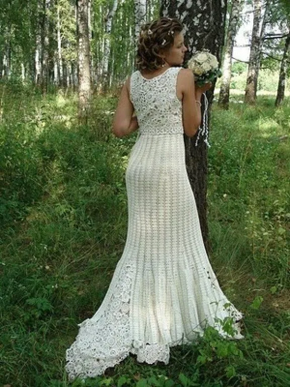 Vestidos tejidos a crochet para novias - Imagui Vestidos tejidos a crochet para novias - Imagui