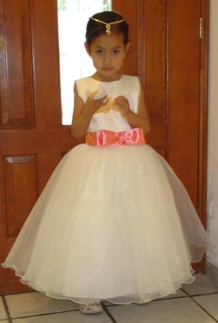 Vestido para pajecitas de boda - Imagui