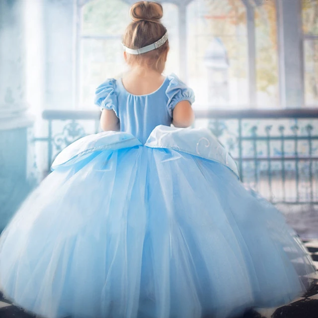 Vestidos de princesa Cenicienta para niñas, Vestido largo de fiesta, ropa para niños, disfraz de Cosplay, mascarada - AliExpress Vestidos de princesa Cenicienta para niñas, Vestido largo de fiesta, ropa para niños, disfraz de Cosplay, mascarada - AliExpress