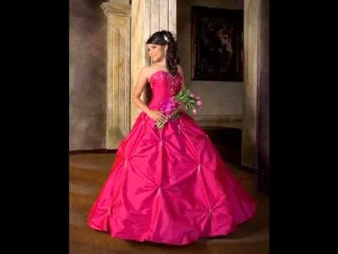 vestidos para tus quince (: - YouTube