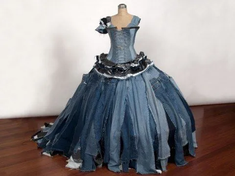 Vestidos reciclados: Algunos ejemplos con galerías de fotos y ...