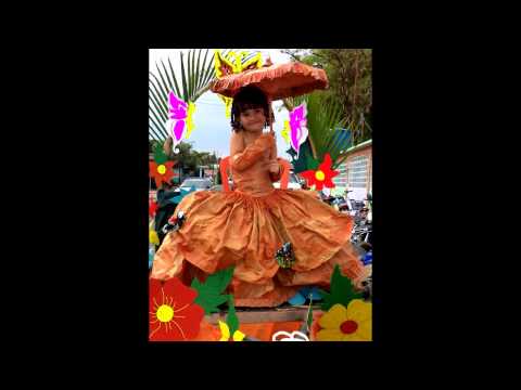 vestidos en reciclaje para niñas - YouTube