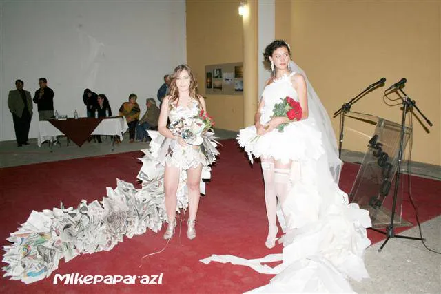 Vestidos de reciclaje de novia - Imagui