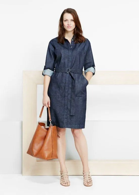 Los Vestidos de tela Denim para la Primavera 2015 son la última ... Los Vestidos de tela Denim para la Primavera 2015 son la última ...