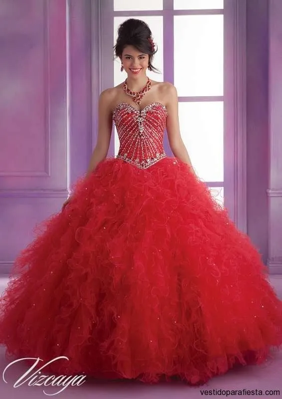 Vestidos de xv años color rojo moda 2014 – 06 - https ...