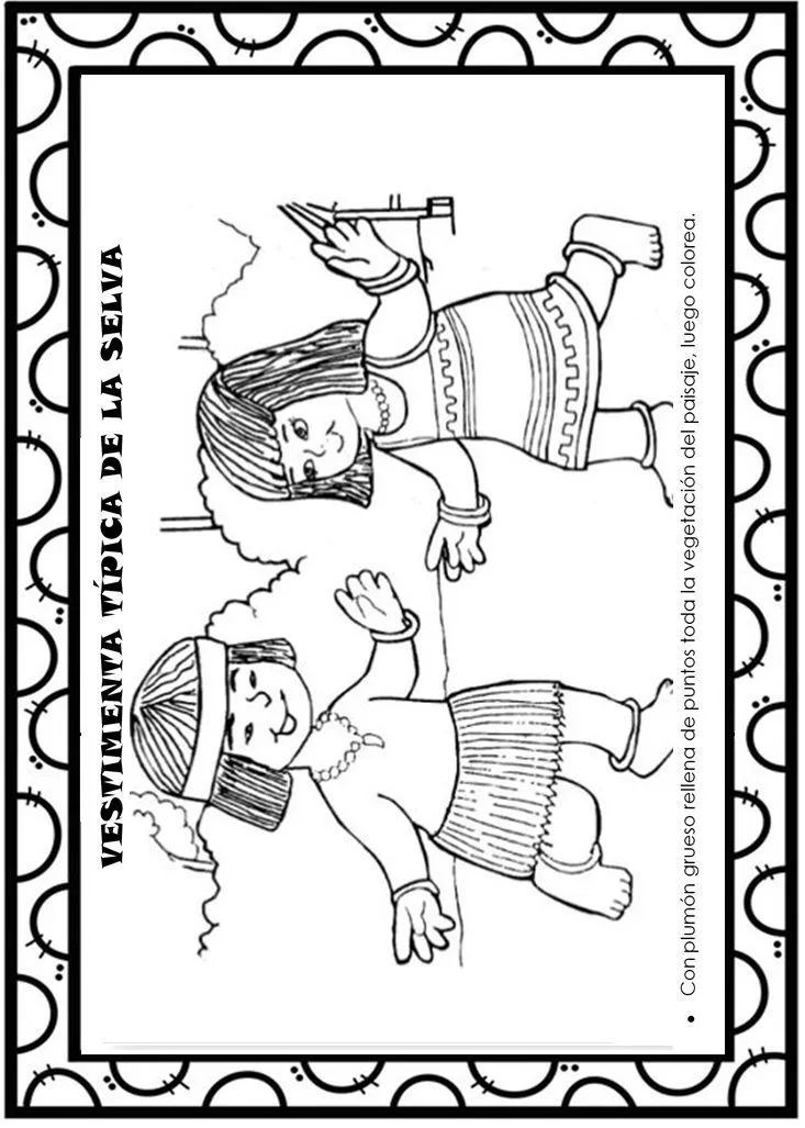 Vestimenta típica de la selva peruana | Person, Comics, Education Vestimenta típica de la selva peruana | Person, Comics, Education