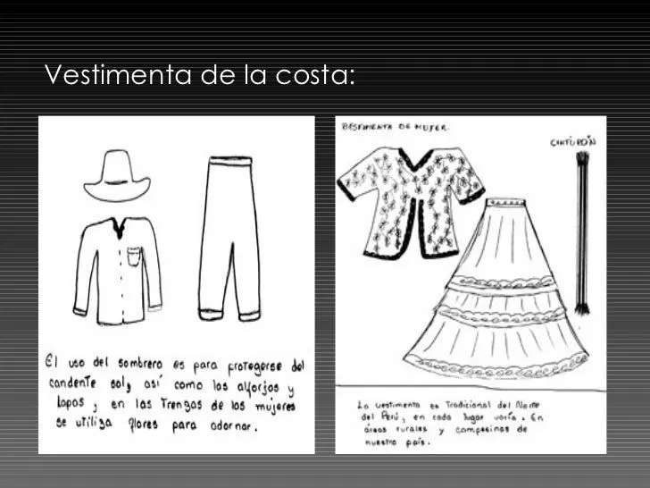 Vestimentas de la costa DEL PERU para colorear - Imagui Vestimentas de la costa DEL PERU para colorear - Imagui