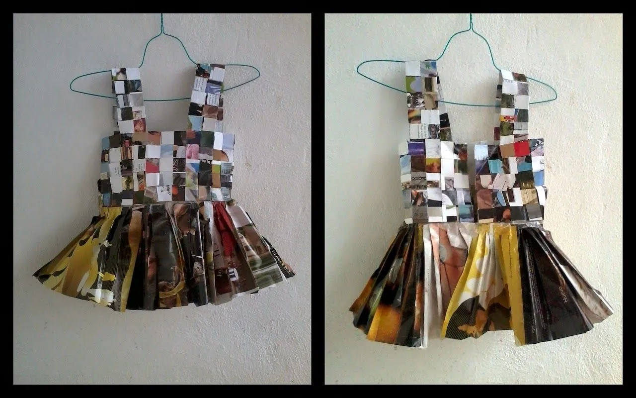 Vestuarios con material reciclado: vestido tutu de papel ... Vestuarios con material reciclado: vestido tutu de papel ...