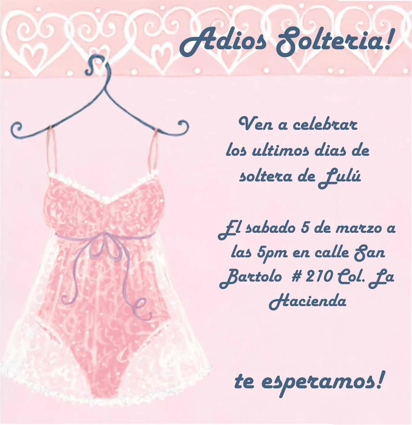 vgm: Invitaciones Despedida de Soltera