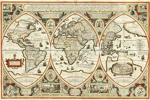 Viajes De Cristobal Colon Mapa Mundi Viajes De Cristobal Colon Mapa Mundi