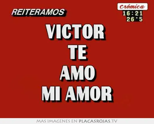 Imagenes con te amo victor - Imagui