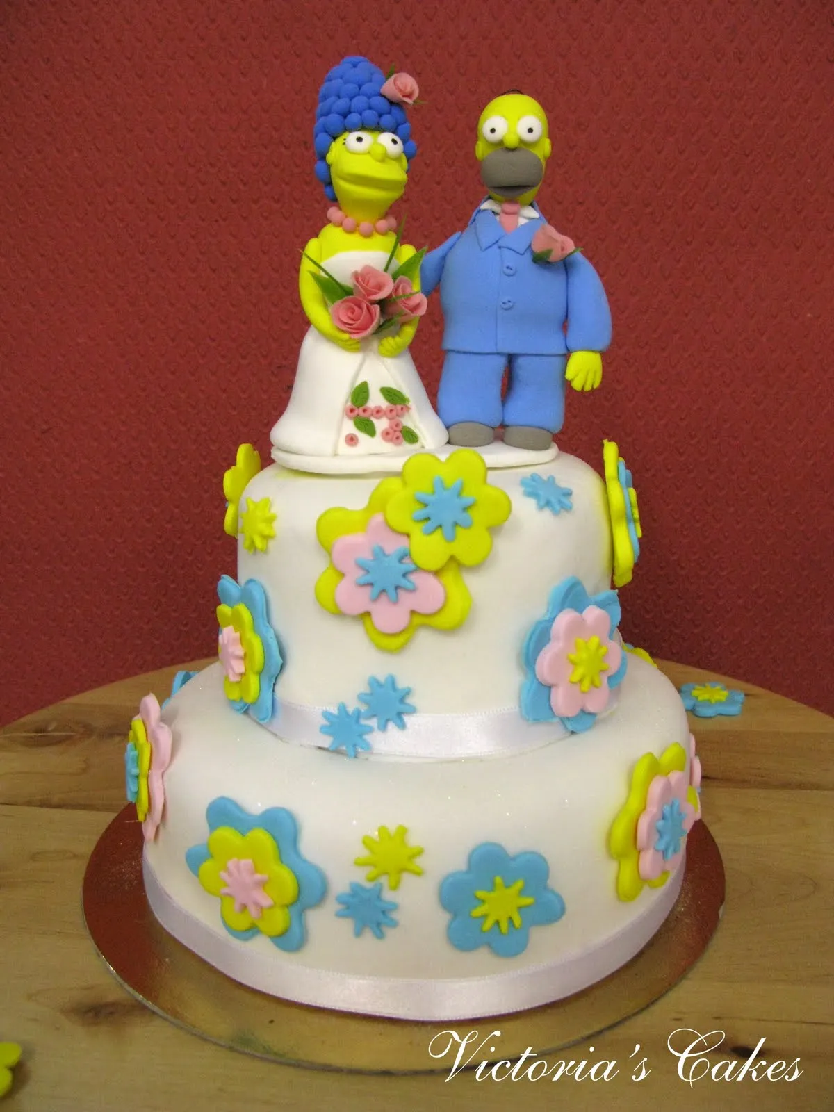 Victoria's Cakes: Pastel de Boda The Simpsons Victoria's Cakes: Pastel de Boda The Simpsons