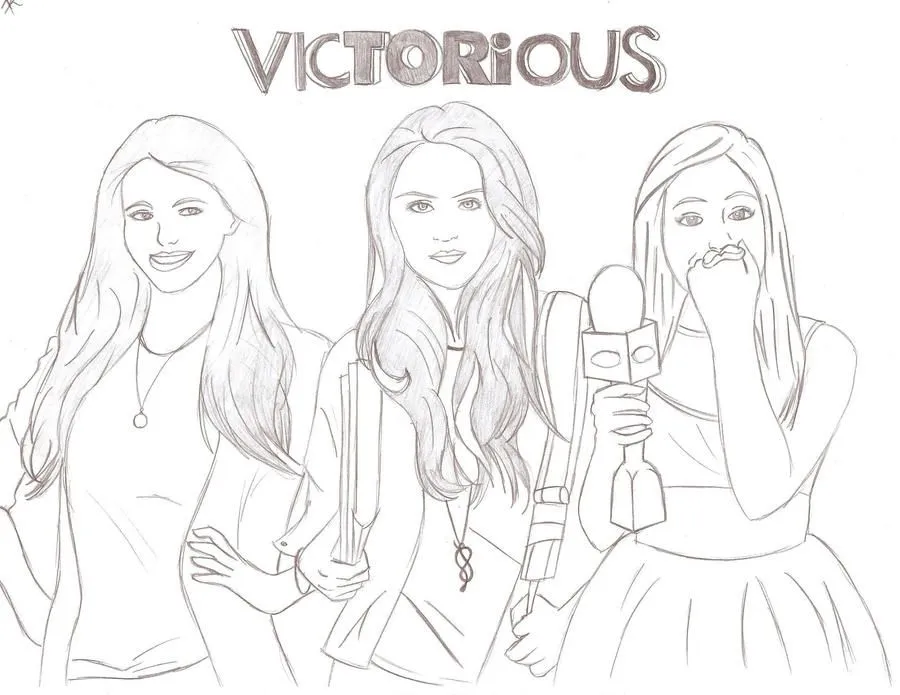 Coloriage VICTORIOUS Coloriage