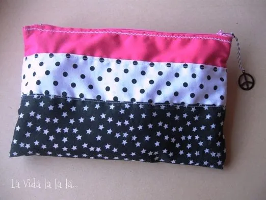 La Vida lalala...: Cartuchera de tela express La Vida lalala...: Cartuchera de tela express