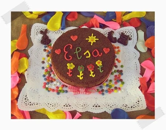Lo mejor de mi vida eres TU: Bizcocho de chocolate (decoración ... Lo mejor de mi vida eres TU: Bizcocho de chocolate (decoración ...