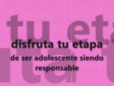 Video Campaña del embarazo no planeado en el adolescente - YouTube