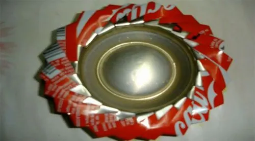 video para hacer un cenicero de lata | Manualidades faciles video para hacer un cenicero de lata | Manualidades faciles