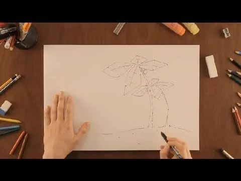 Vídeo: Cómo dibujar palmeras | eHow en Español Vídeo: Cómo dibujar palmeras | eHow en Español