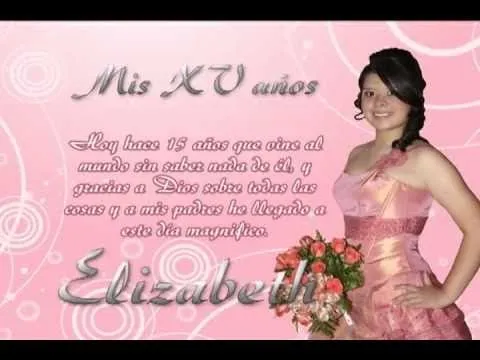 VIDEO INVITACION PARA XV AÑOS - YouTube
