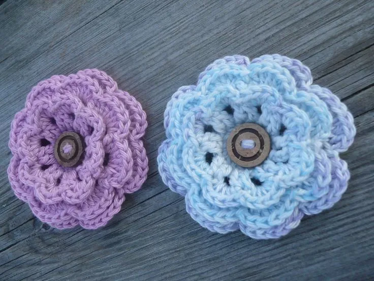 VIDEO NÁVOD - Tutorial Flor Crochet Paso A Paso en Español | PUNTO ...