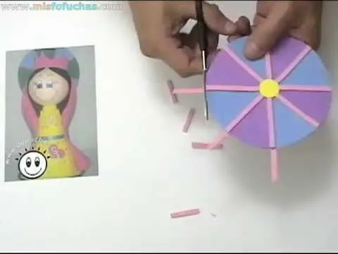 Video tutorial Fofucha Virgen de Guadalupe Virgen maría Pesebre ...