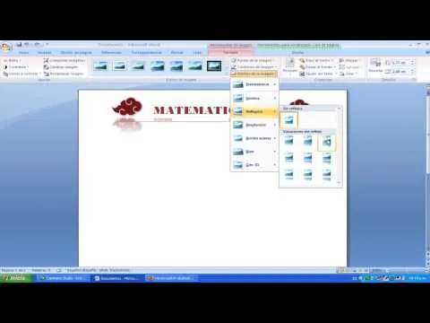 video tutorial hacer hojas en word - YouTube