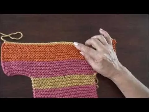 Video tutorial de las pantuflas de colores (parte 2) | Tejido en ...