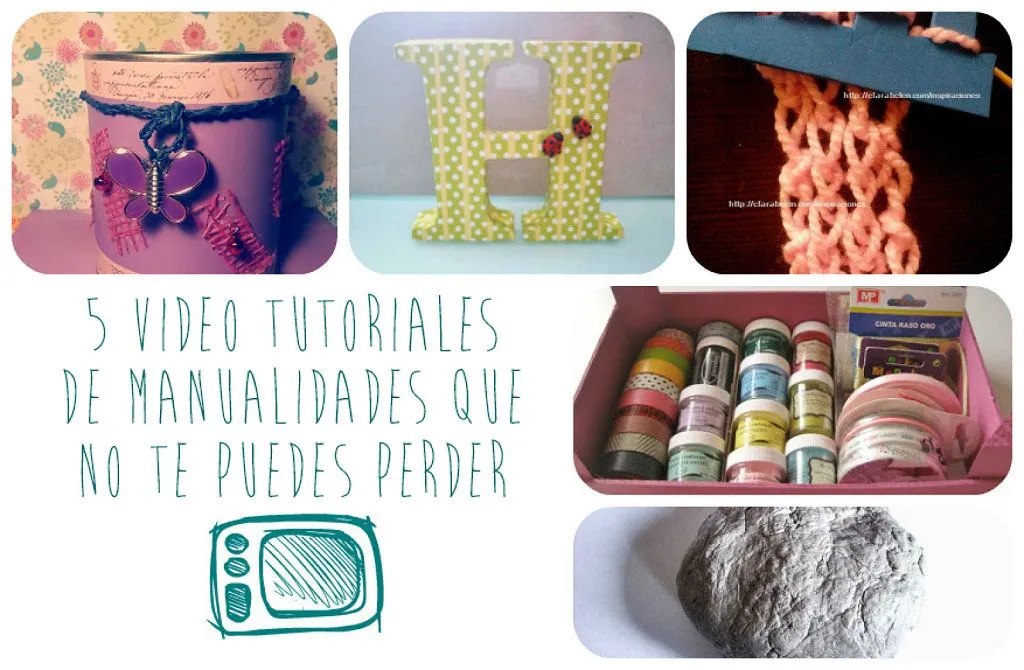 5 vídeo tutoriales de manualidades que no te puedes perder ...