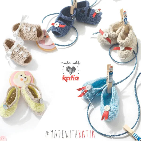 2 vídeos para aprender a tejer patucos y botitas para bebé - Lanas ...