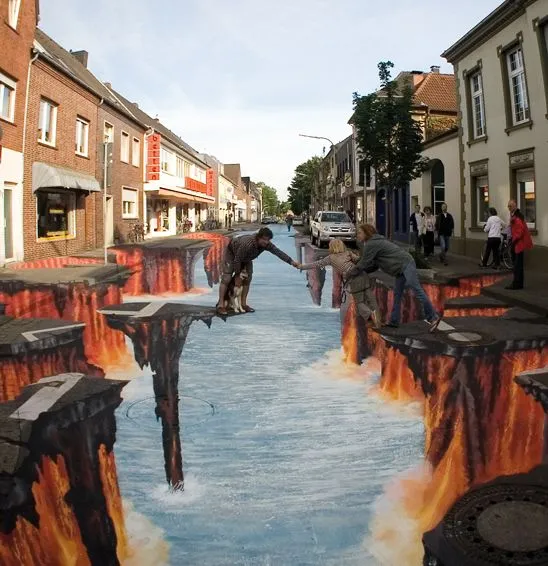 Increibles dibujos en el suelo - Taringa!