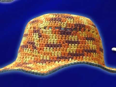 SOMBREROS, CAPELINAS y GORROS TEJIDOS AL CROCHET - YouTube