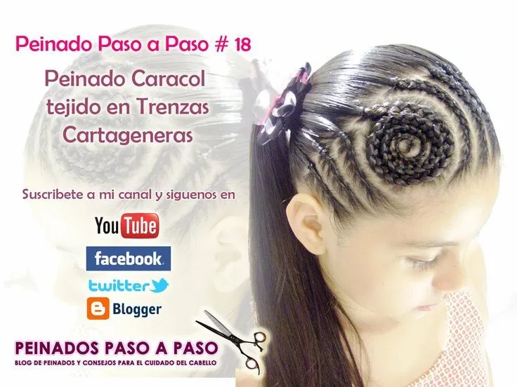 Videos de peinados paso a paso on Pinterest | Watches, Tejido and ... Videos de peinados paso a paso on Pinterest | Watches, Tejido and ...