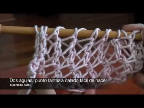 Algunos videos tutoriales de puntos en dos agujas o palillos on ... Algunos videos tutoriales de puntos en dos agujas o palillos on ...