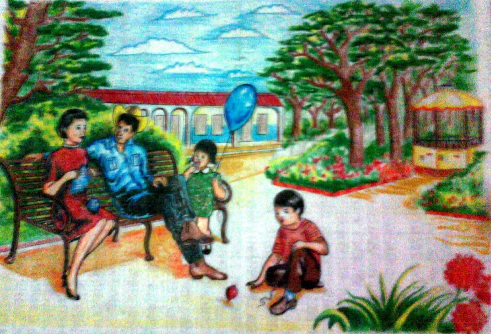 MIS VIDEOS DE YOUTUBE VICTOR79035: dibujo de una familia en papel ... MIS VIDEOS DE YOUTUBE VICTOR79035: dibujo de una familia en papel ...