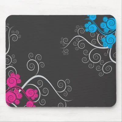 Vides abstractas coloridas tapetes de ratón por BlueAngel85