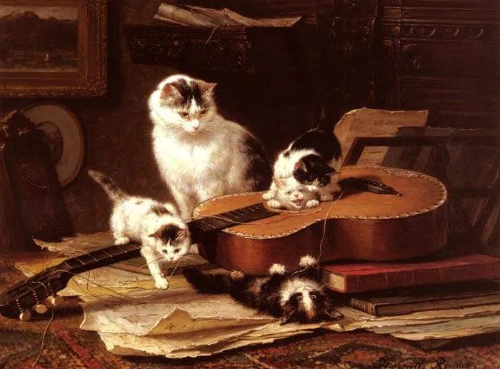 Un viejo gato azul: La pintora de Gatos Hogareños Henriëtte Ronner ... Un viejo gato azul: La pintora de Gatos Hogareños Henriëtte Ronner ...