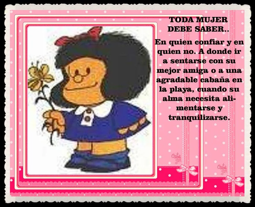 VIENTOS DE OTOÑO POR JEM WONG - FRASES DE MAFALDA LA NIÑA QUE ... VIENTOS DE OTOÑO POR JEM WONG - FRASES DE MAFALDA LA NIÑA QUE ...